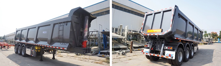 Different Types of CIMC 3 Axle Tipper Trailer for Sale