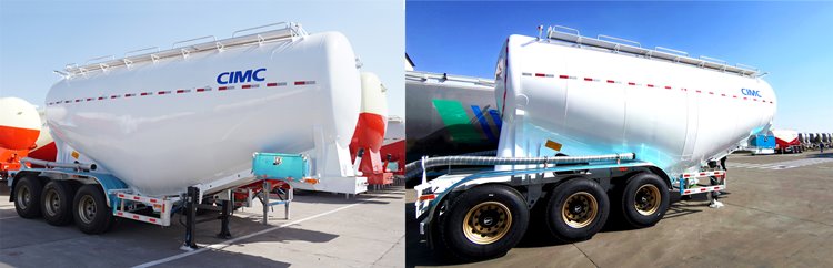 CIMC Tri Axle Bulk Cement Trailer for Sale in Tanzania
