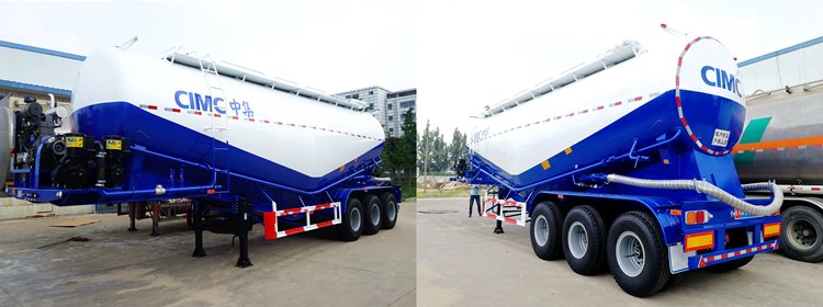 CIMC Tri Axle Bulk Cement Trailer for Sale in Tanzania