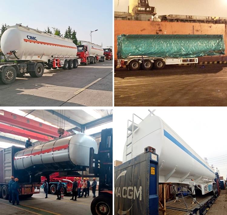 CIMC Tri Axle Diesel Tanker Trailer for Sale with Capacity 42000 Liters - New and Used