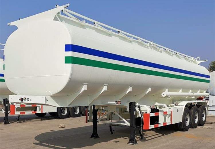 CIMC 42CBM Stainless Steel Tanker Semi Trailer for Sale In Ghana