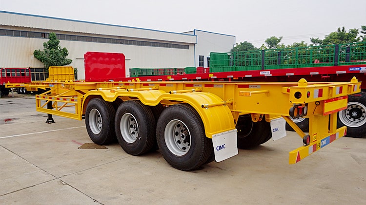 CIMC 40ft Skeletal Semi Trailer for Sale in Tanzania