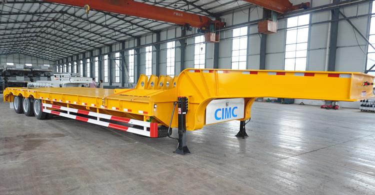 60 Ton Tri Axle Low Loader Truck Trailer for Sale in Kenya