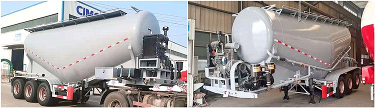 CIMC 3 Axle 50T Cement Bulker Trailer for Sale in Nigeria