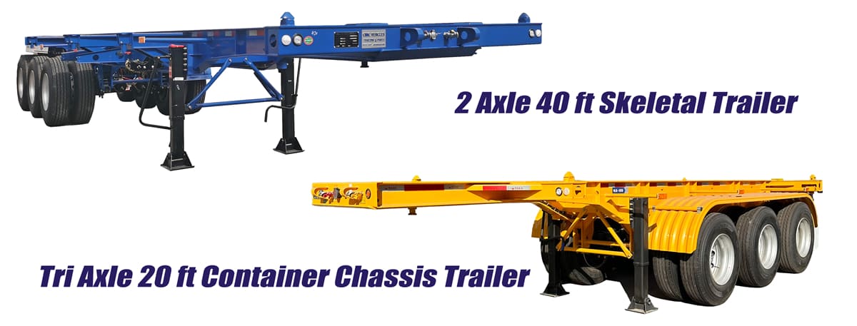 How to Choose 40 ft Skeleton Semi Trailer