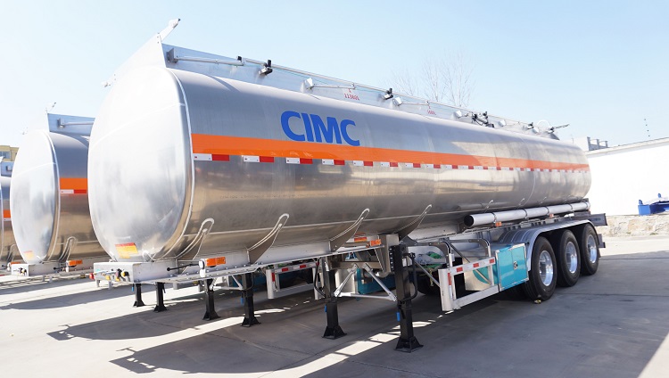 Aluminum Alloy Diesel Fuel Tanker Trailer