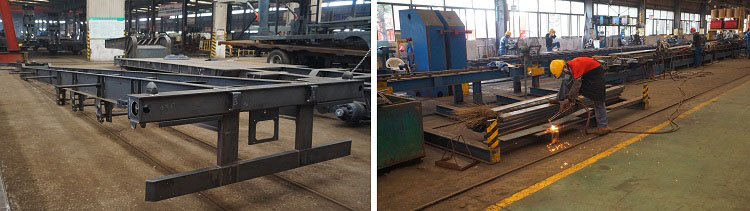 CIMC container chassis frame