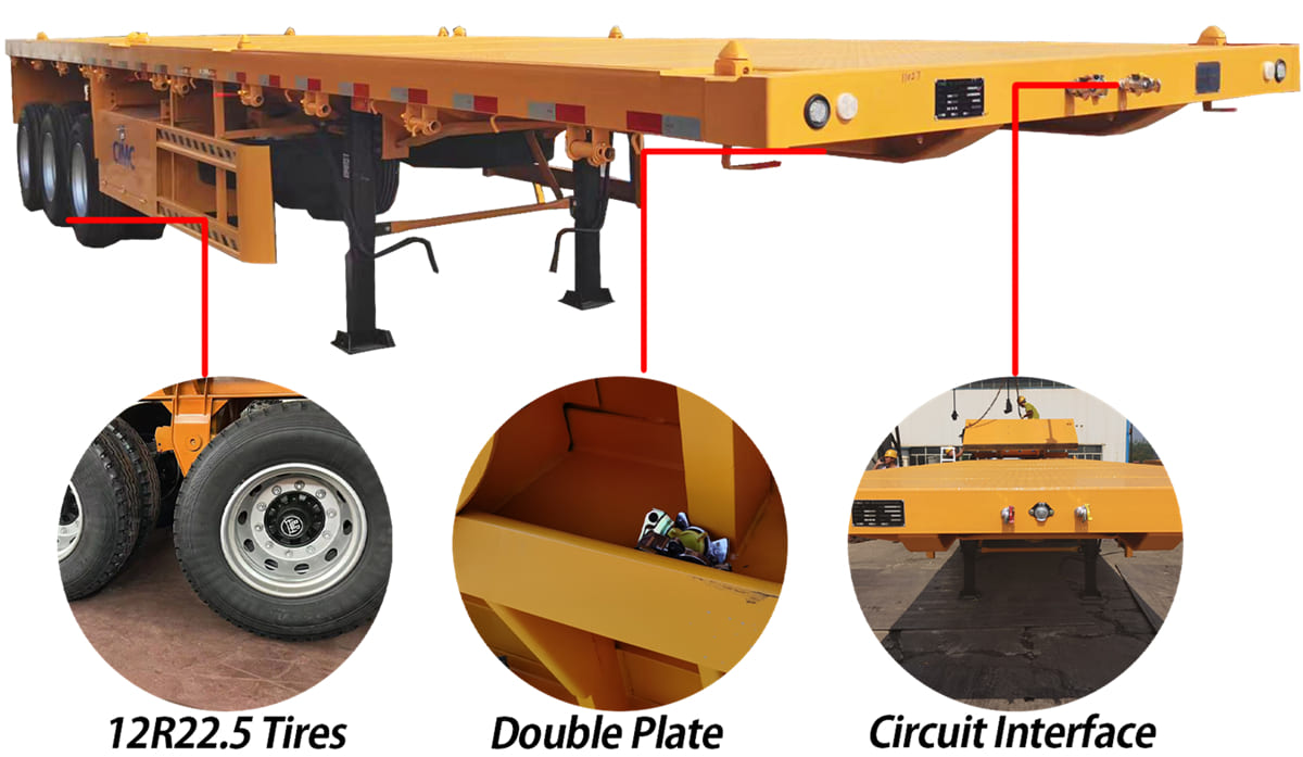 Flatbed Trailers from Top Manufacturers - CIMC Trailer