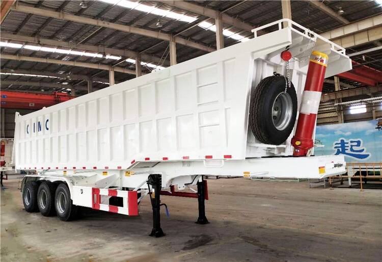 CIMC 3 Axle Semi Dump Trailers for Sale in Chile