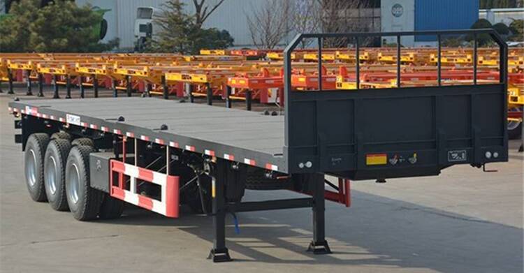 3 axles flatbed trailer
