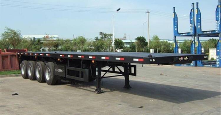 Flatbed Trailer with front wall Flatbed Trailer