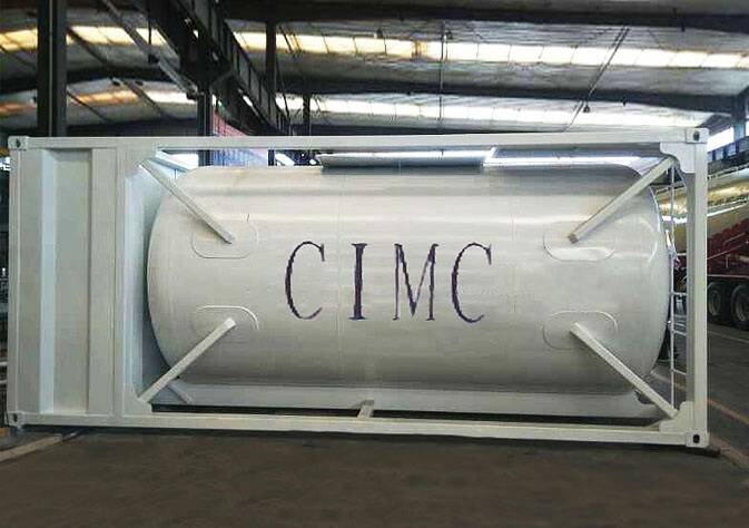 17 cbm 20 ton cement tanker container