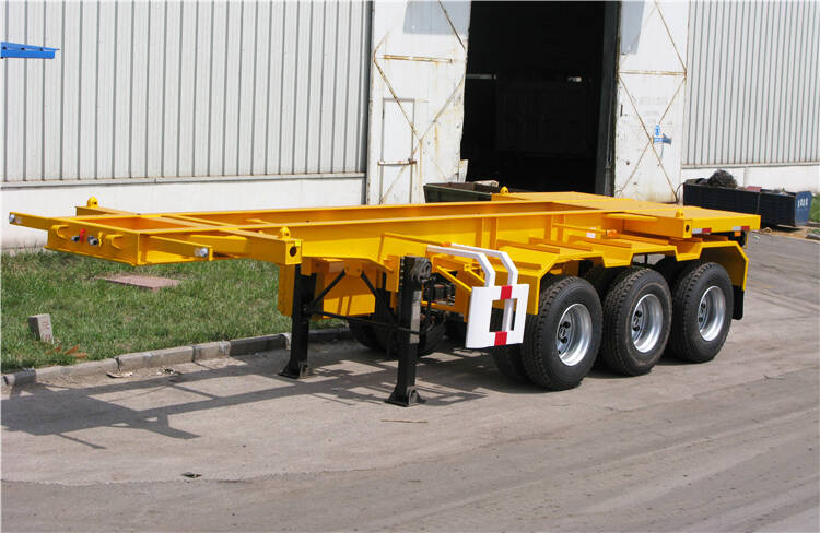 Tri Axle 20ft Container Chassis for Sale in Madagascar
