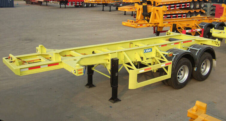 2 Axle Seaport Container Trailer