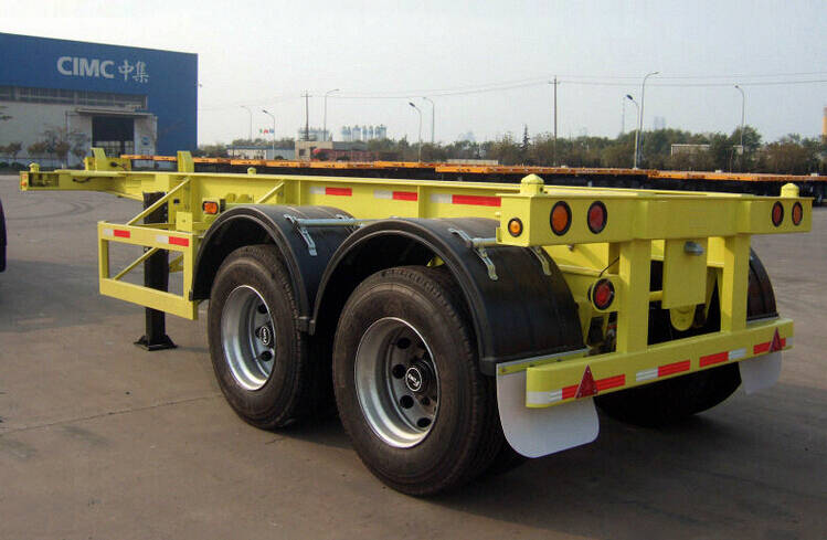 2 Axle Seaport Container Trailer