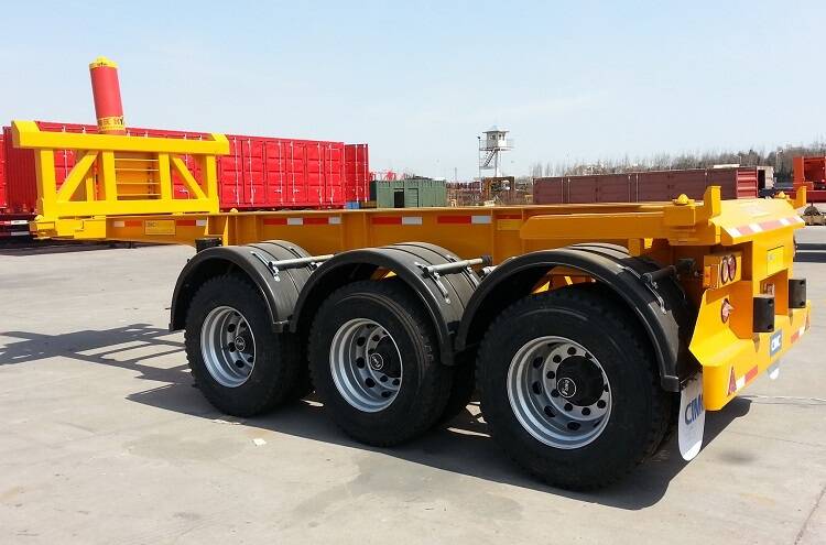 20ft tipper chassis trailer 