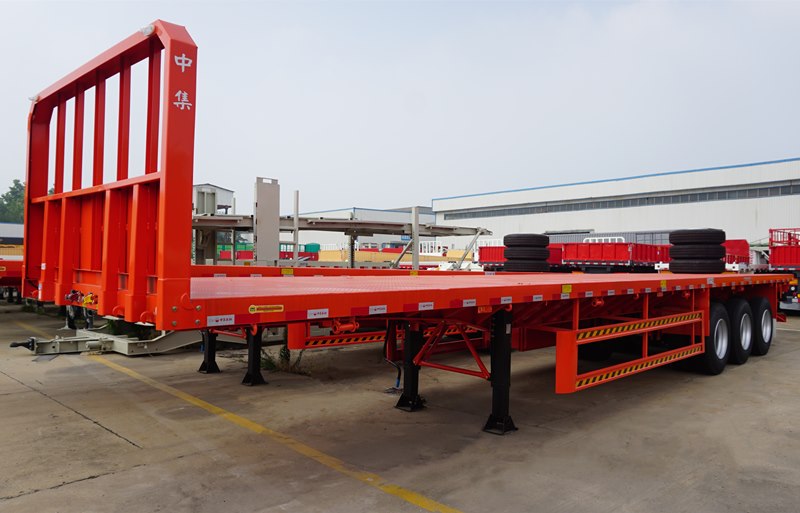 flatbed container trailer