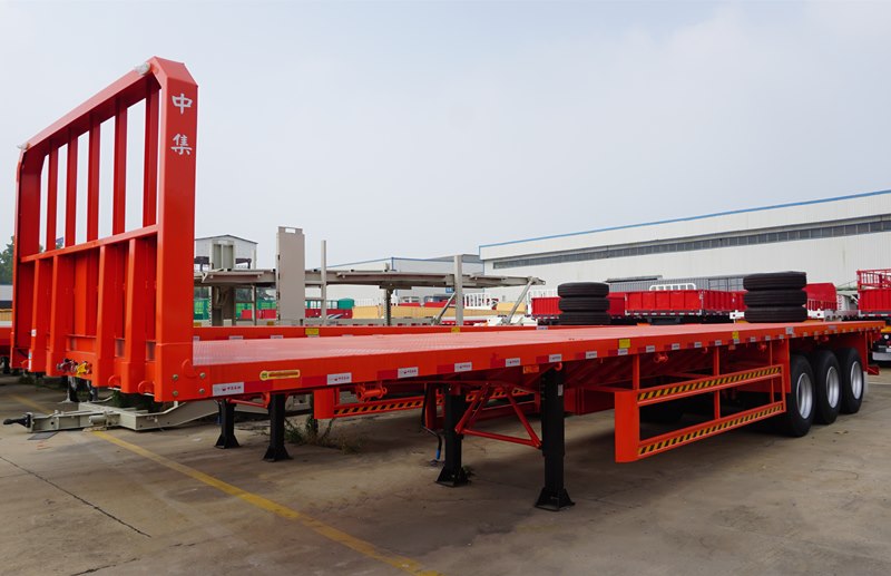 flatbed container trailer