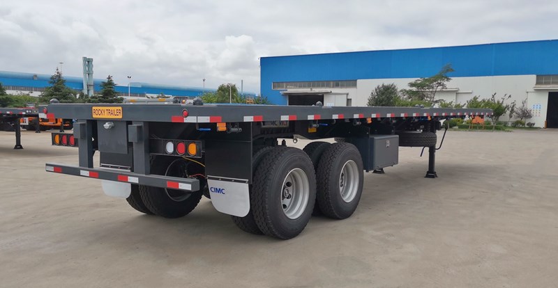 flatbed truck trailer