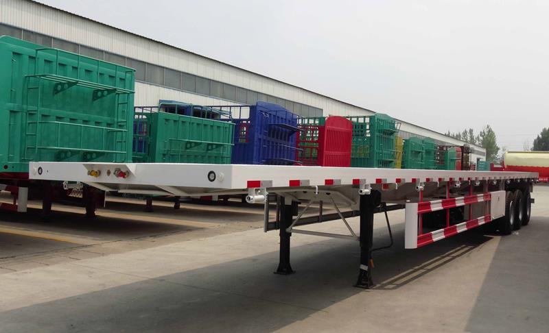 CIMC 3 Axle Flatbed Container Trailer 