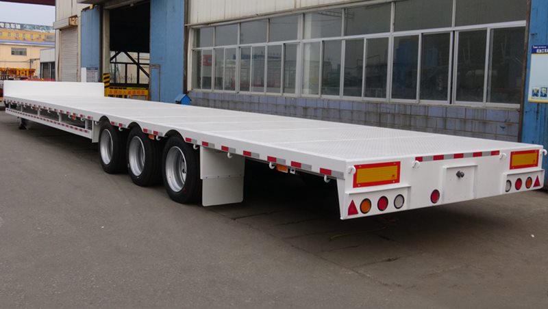 3 axle flatbed trailer