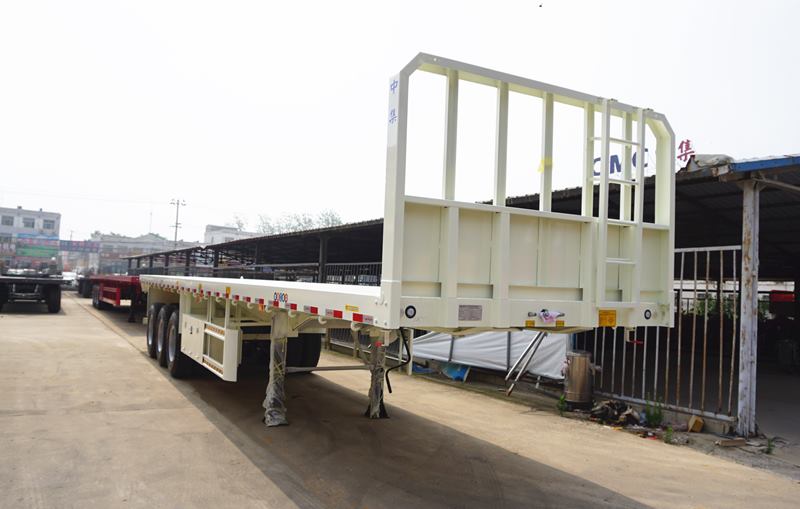 CIMC Flatbed Trailer with Removable Side