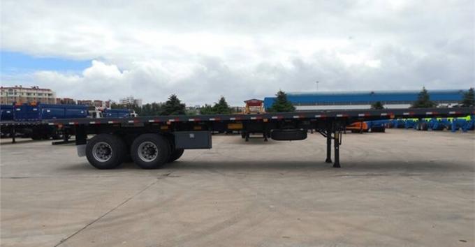  CIMC 2 axle 40ft semi truck flatbed trailer