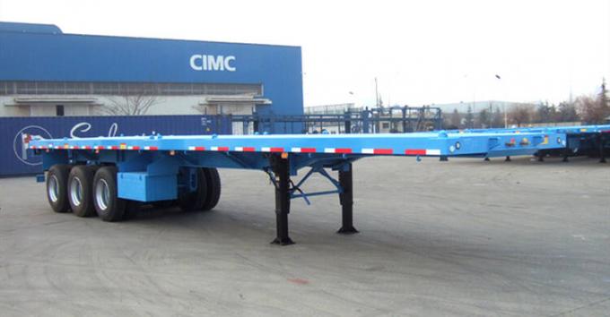 CIMC 45ft  Wood Lumber Log Flatbed Semi Trailer 