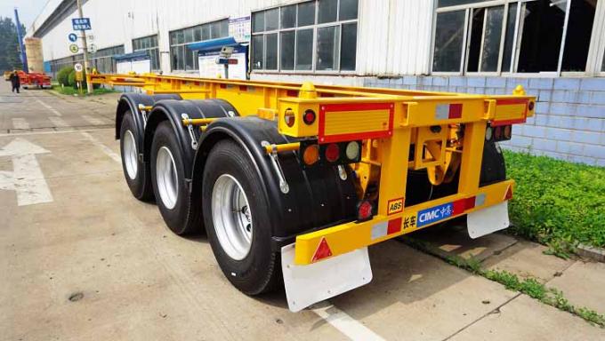 CIMC 3 Axle 20ft Skeleton Container Semi Trailer