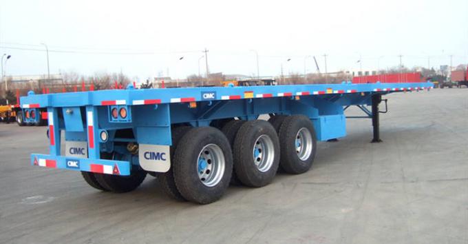 CIMC Tri Axle Flat Deck 40 Foot Flatbed Trailer