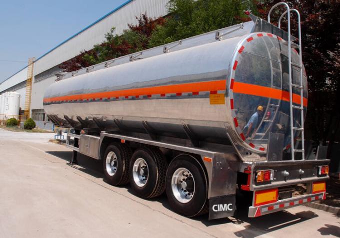 42000 Liters Gas Aluminum Tanker Semi Trailer for Sale - CIMC Trailers