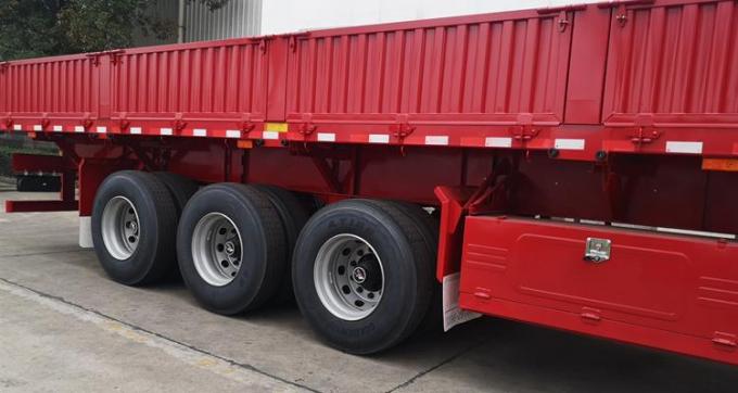 60 Tons Dry Cargo Dropside Semi Trailer for Sale-CIMC Trailers