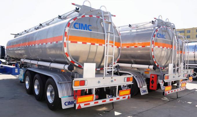 Aluminum Fuel Oil Diesel Tanker Semi Trailer for Sale - CIMC Trailer