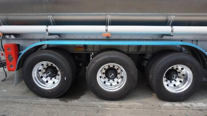 3 Axle 50000L Aluminum Tanker Trailer for Sale-CIMC Tanker Trailer