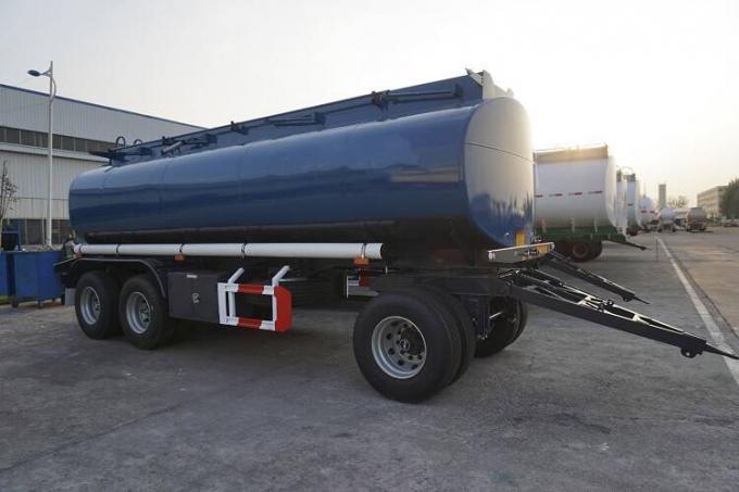 CIMC 3 Axles 20CBM Drawbar Fuel Tanker Trailer for Sale In Zambia