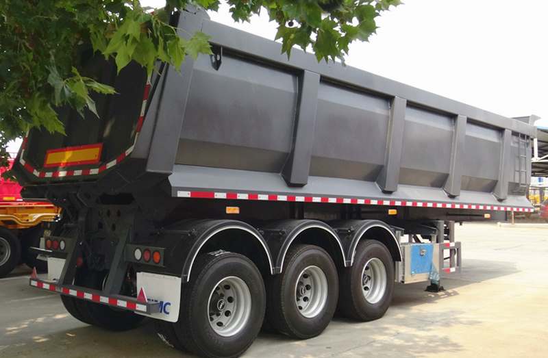 CIMC 3 Axle Tractor Tipper Trailer