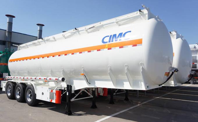 CIMC 3 Axle 40000 Liters Road Fuel Tanker Trailer for Sale