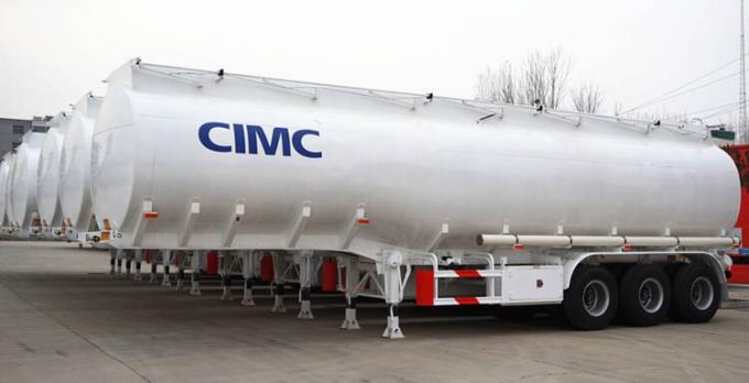 CIMC 3 Axle 50000 Liters Diesel Fuel Tanker Trailer for Sale