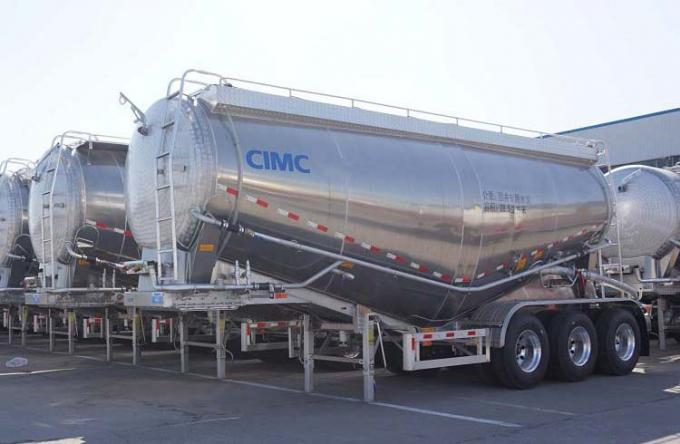 V Shape 30t Aluminium Bulk Cement Tanker Trailer Manufacturers