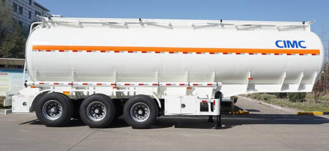 CIMC 4 Axle 45000 Liters Monoblock Gasoline Tanker Truck Trailer for Sale