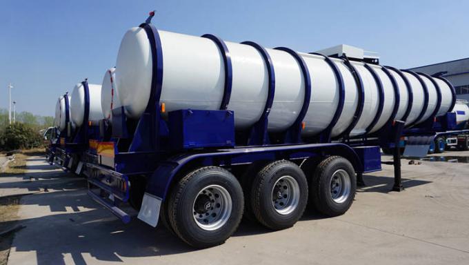20cbm Chemical Sulfuric Acid Tanker Trailer for Sale - CIMC Manufacturer