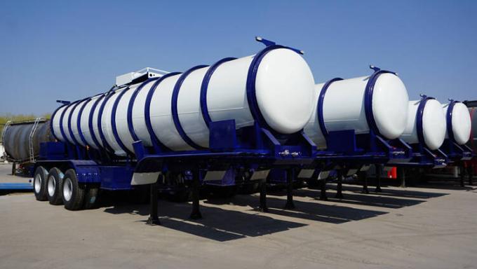 98% Chemical Transport Acid Tanker Trailer for Sale - CIMC Manufacturer