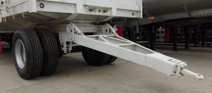 2 Axle 30 Ton Side Wall Drawbar Full Trailer For Sale-CIMC Trailer