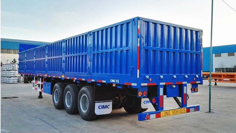 CIMC 3 Axle Drop Side High Side Trailer