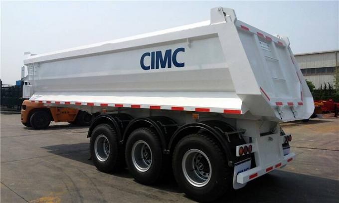 50Ton 3 Axle U Type Tipper Semi Trailer For Sale-CIMC Trailer