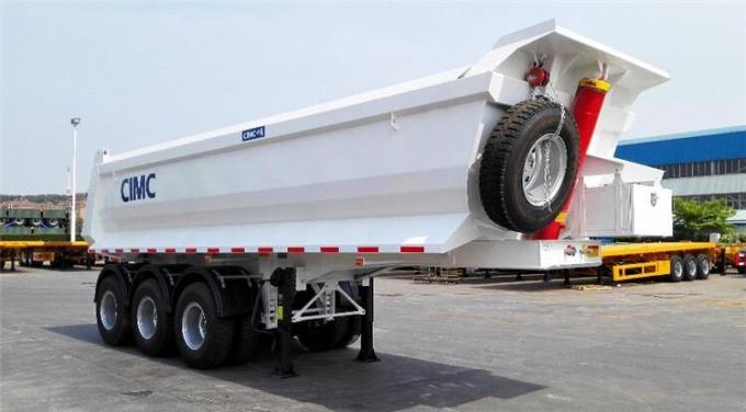 50Ton 3 Axle U Type Tipper Semi Trailer For Sale-CIMC Trailer