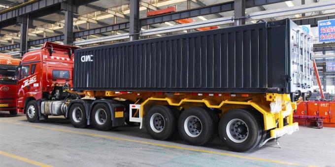 3 Axle Tipper Chassis Semi Trailer For Sale-CIMC Trailer