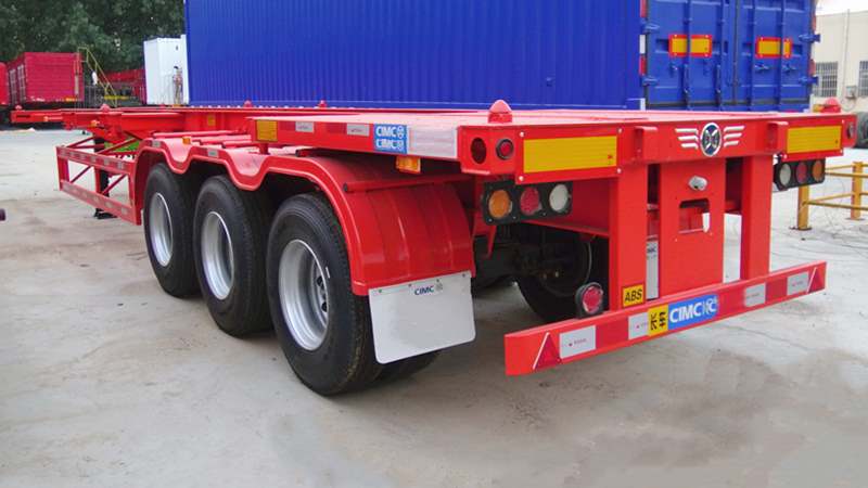 CIMC 3 Axle 40ft Container Chassis Trailer 