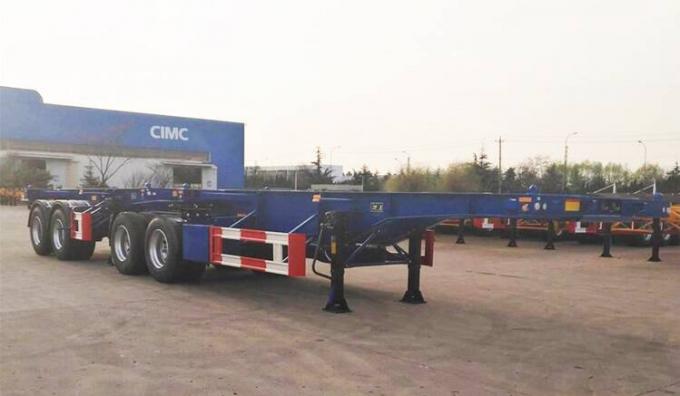 20 Foot Container Chassis Superlink Interlink Trailer for Sale-CIMC Manufacturer