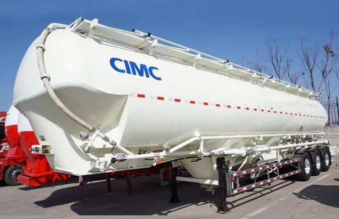 Fly Ash Wheat Flour Tankers Bulk Cement Trailer for Sale-CIMC